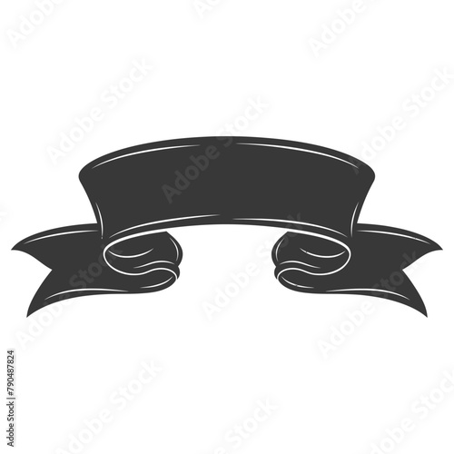 black ribbon a symbol of remembrance or mourning