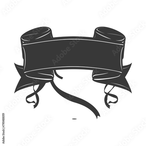 black ribbon a symbol of remembrance or mourning