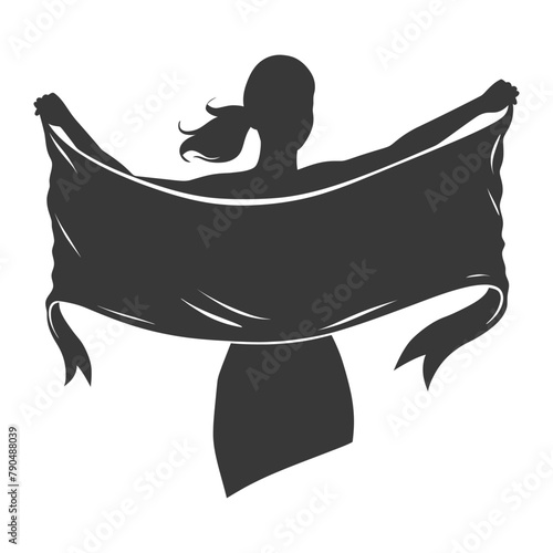 black ribbon a symbol of remembrance or mourning