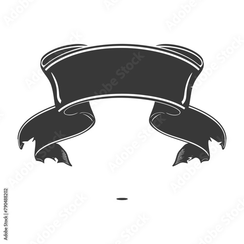 black ribbon a symbol of remembrance or mourning