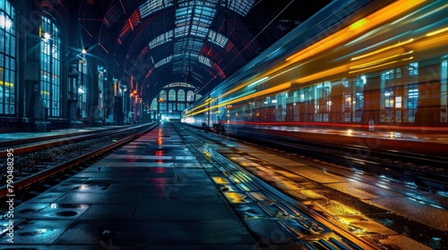 Journey Through Time: Captivating Photos of Trains and Stations photo