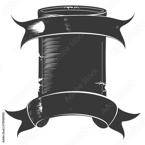 black ribbon a symbol of remembrance or mourning