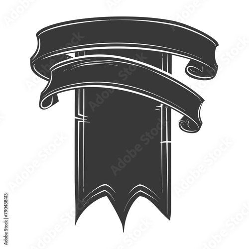 black ribbon a symbol of remembrance or mourning