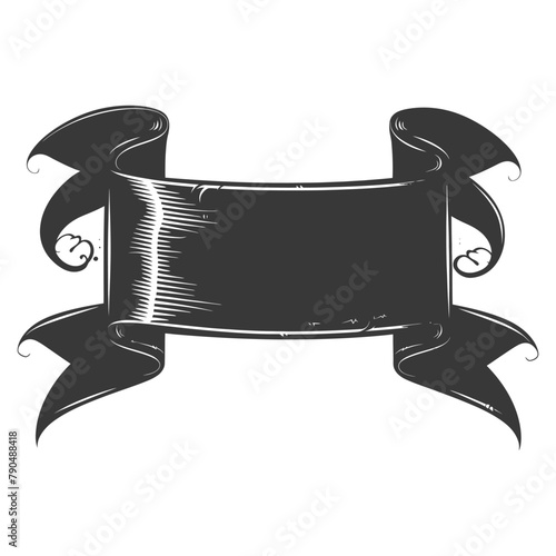 black ribbon a symbol of remembrance or mourning