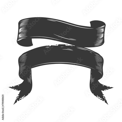 black ribbon a symbol of remembrance or mourning
