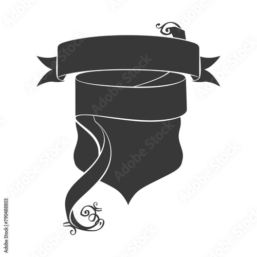 black ribbon a symbol of remembrance or mourning