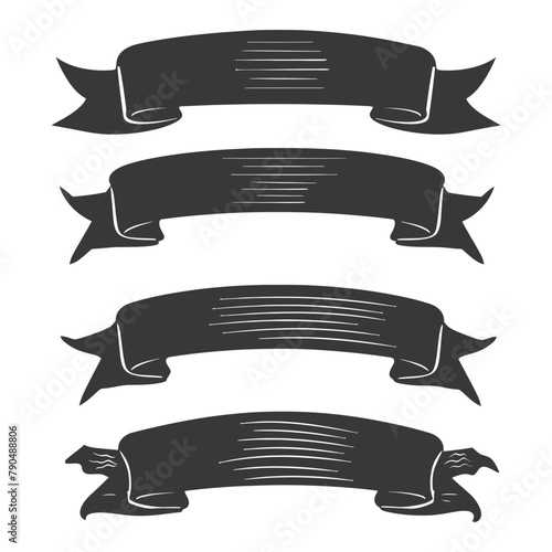 black ribbon a symbol of remembrance or mourning
