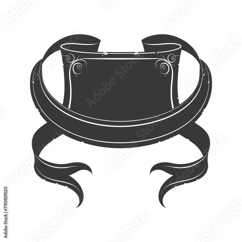 black ribbon a symbol of remembrance or mourning