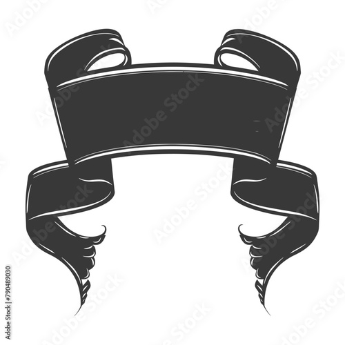 black ribbon a symbol of remembrance or mourning