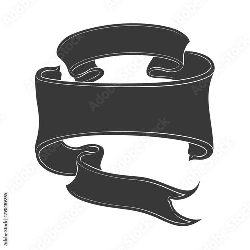 black ribbon a symbol of remembrance or mourning