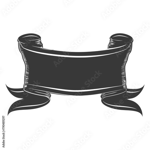black ribbon a symbol of remembrance or mourning