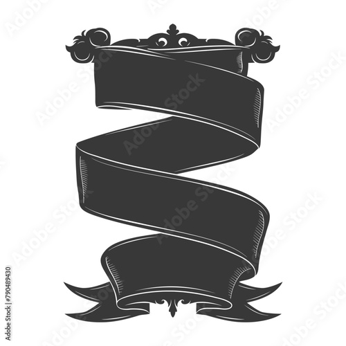 black ribbon a symbol of remembrance or mourning