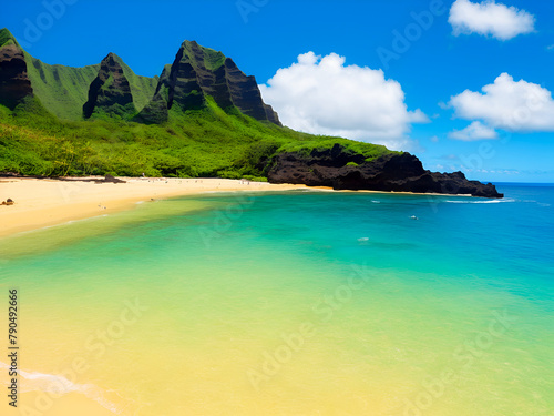 beach with water