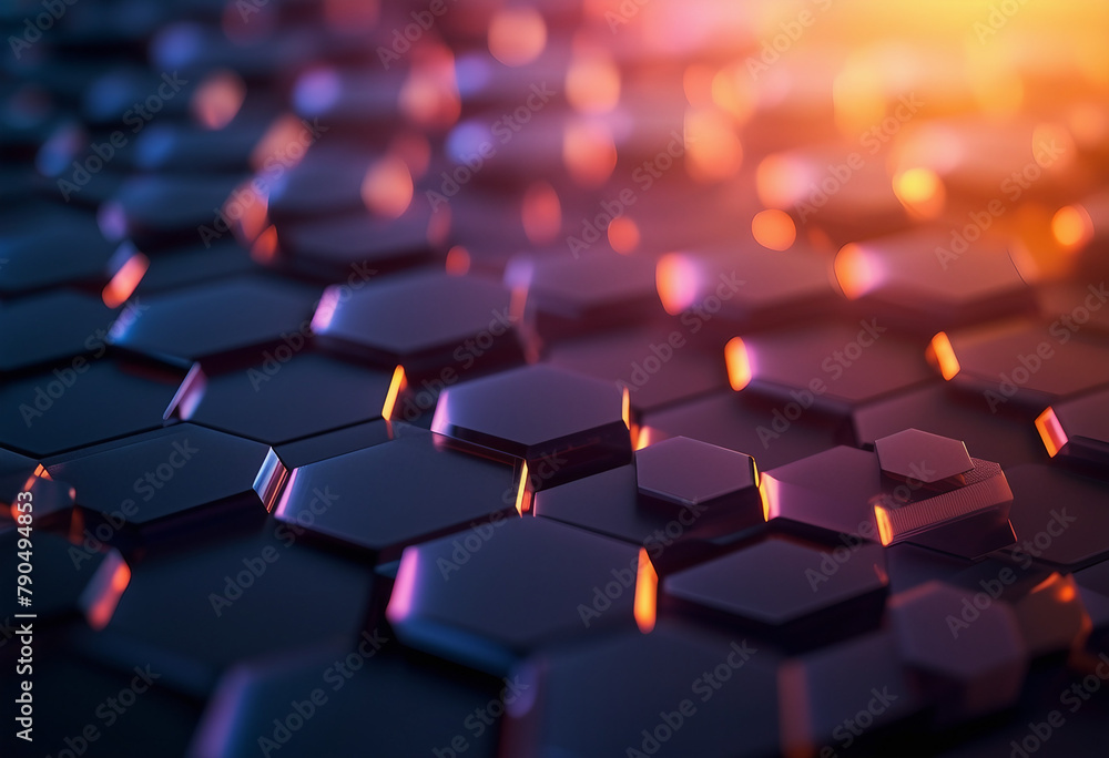 Abstract background with hexagons Abstract background with hexagons