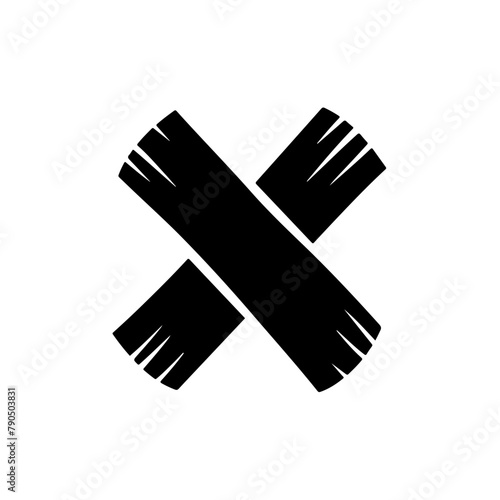 Bandage X Sign