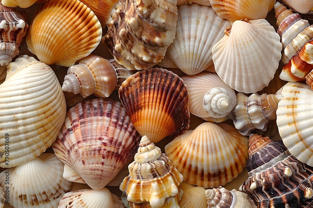 Vibrant and Diverse Collection of Seashells for Decorative,Hobby or Advertising Purposes Vibrant and Diverse Collection of Seashells for Decorative,Hobby or Advertising Purposes