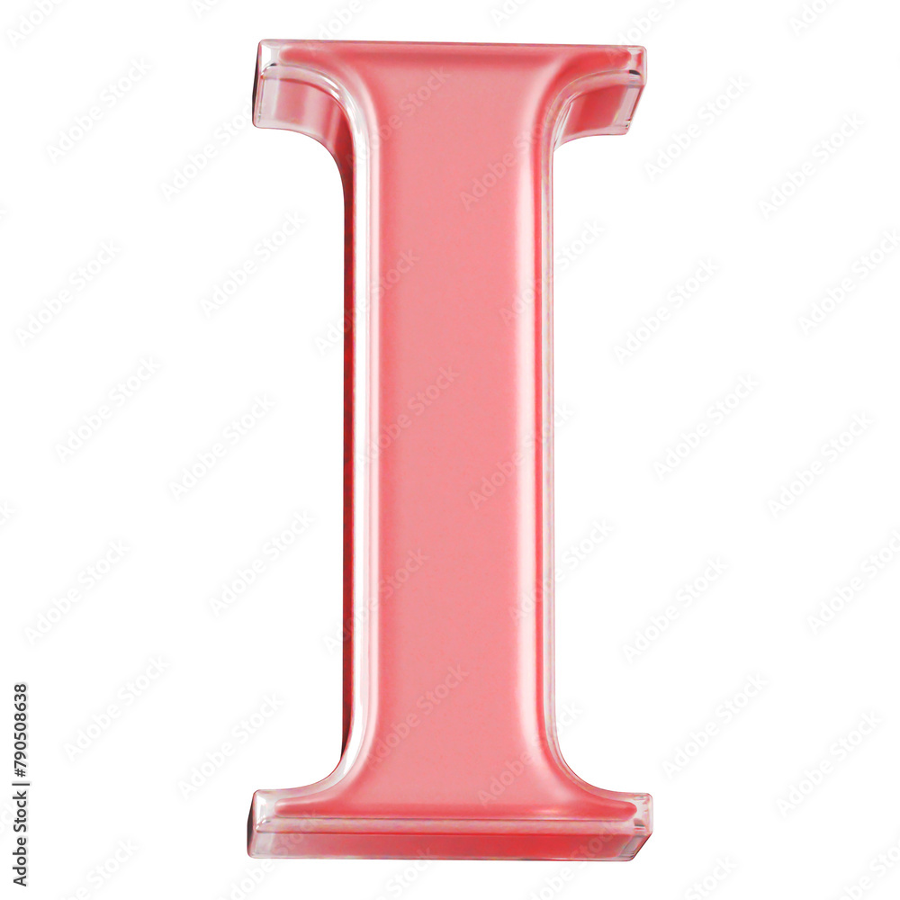 3d Letter I Red Font - 3d Alphabet 3d Letter I Red Font - 3d Alphabet