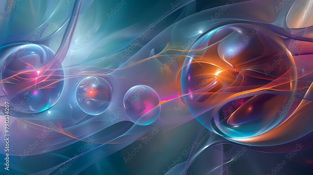 Deep Space Elegance: Abstract Digital Artwork with Cosmic Energy and Sleek Contours Deep Space Elegance: Abstract Digital Artwork with Cosmic Energy and Sleek Contours