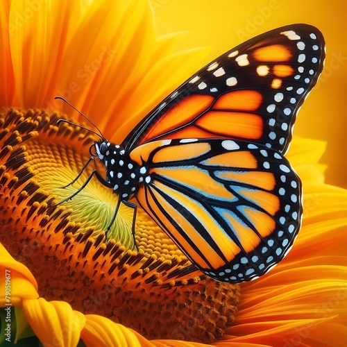 Beautiful butterfly in spring season