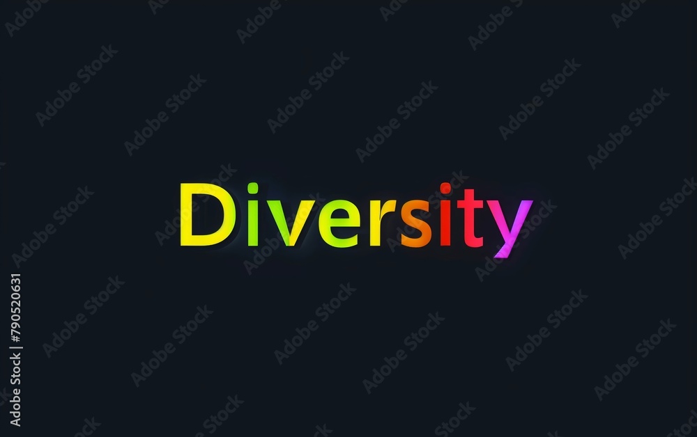 Diversity Text Over Blue Background - Inclusivity, Unity, Team Building, Corporate, Community work. Diversity Text Over Blue Background - Inclusivity, Unity, Team Building, Corporate, Community work.