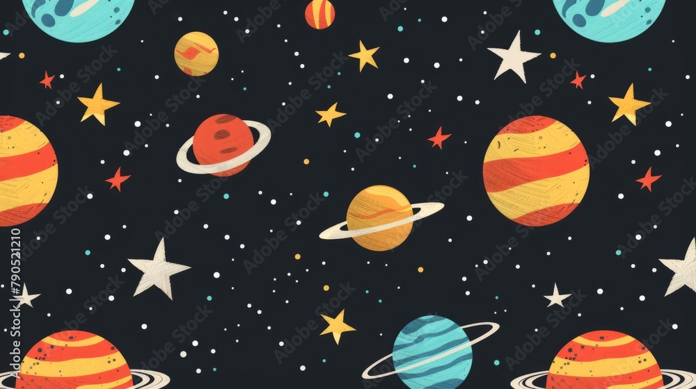 Background materials: Illustrations of Cosmic Planets and Aerospace Themes Background materials: Illustrations of Cosmic Planets and Aerospace Themes