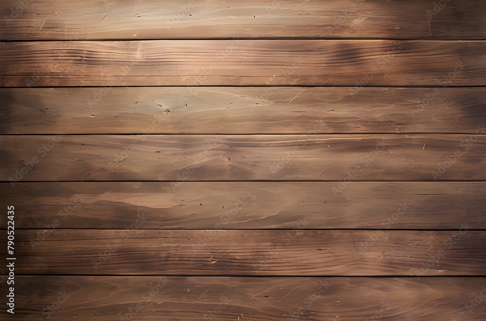 Fototapeta premium beautiful light brown wooden background of horizontal slats, horizontal orientation