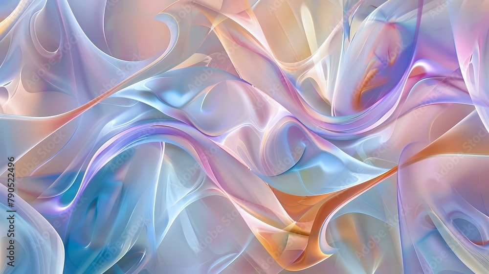 Serene Optimism in Iridescent Forms Serene Optimism in Iridescent Forms