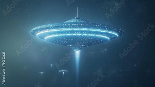world UFO day background concept