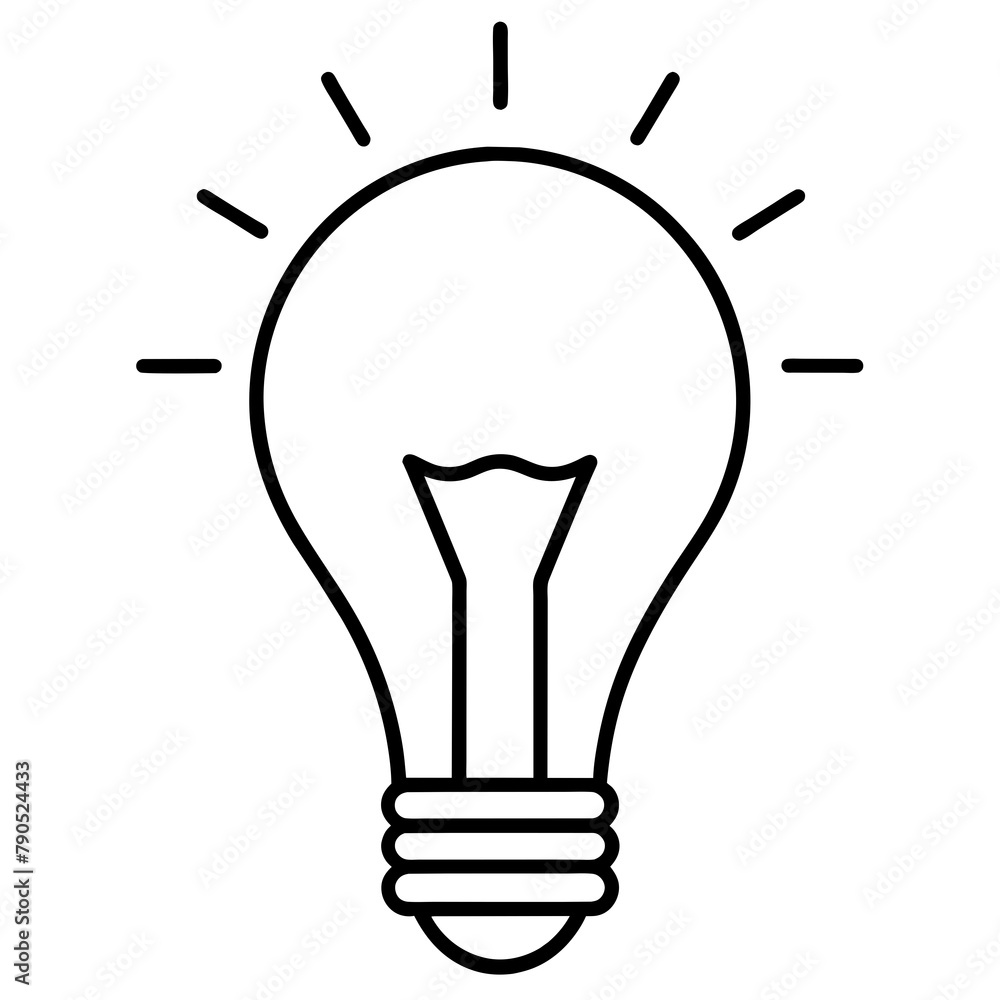 Light bulb logo vector illustration, bulb logo icon vector Light bulb logo vector illustration, bulb logo icon vector