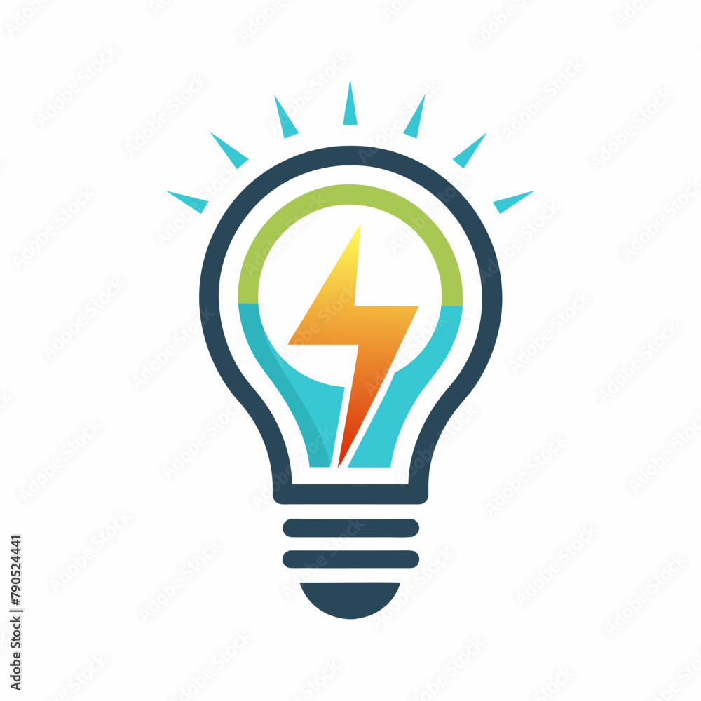 Light bulb logo vector illustration, bulb logo icon vector Light bulb logo vector illustration, bulb logo icon vector