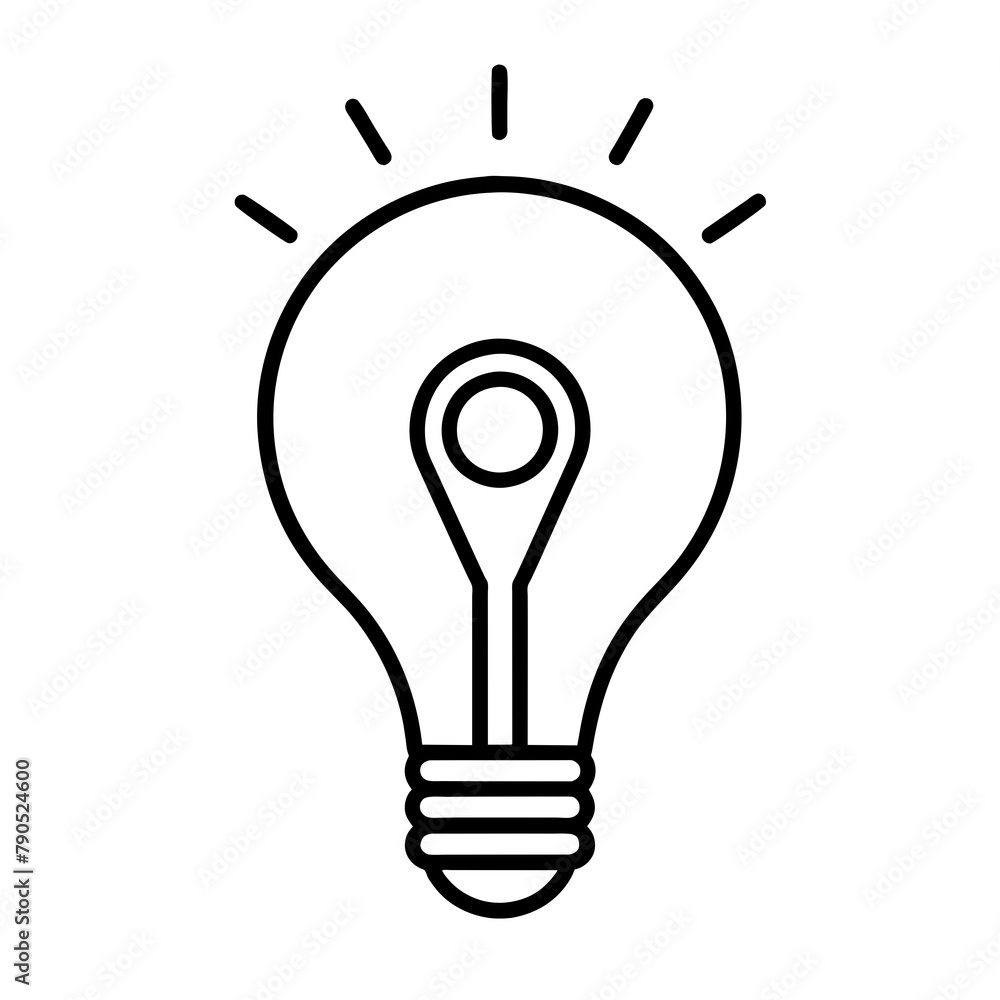 Light bulb logo vector illustration, bulb logo icon vector Light bulb logo vector illustration, bulb logo icon vector
