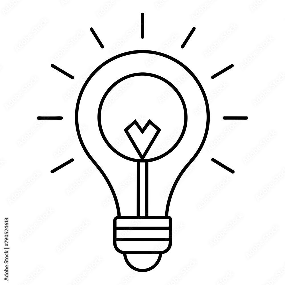 Light bulb logo vector illustration, bulb logo icon vector Light bulb logo vector illustration, bulb logo icon vector
