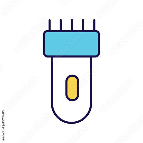 trimmer icon with white background vector stock illustration