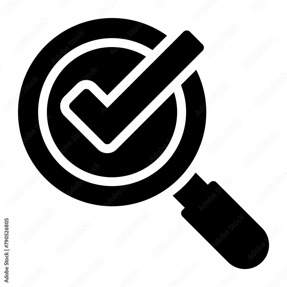 evaluation glyph icon evaluation glyph icon