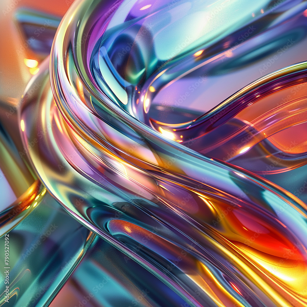 3d rendered photos of crystal plain background made with generative AI 3d rendered photos of crystal plain background made with generative AI