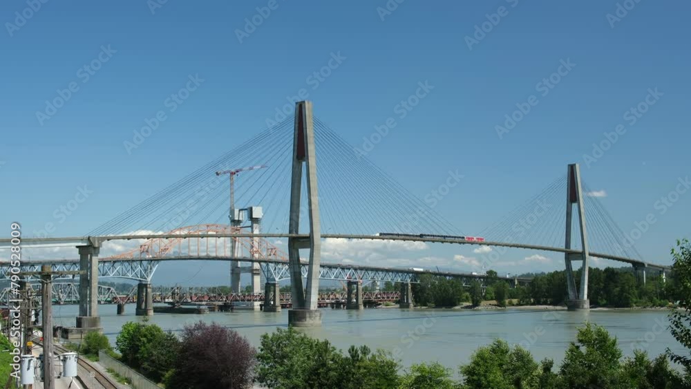 Canada bridge. Brownsville Surrey BC Canada Canada bridge. Brownsville Surrey BC Canada