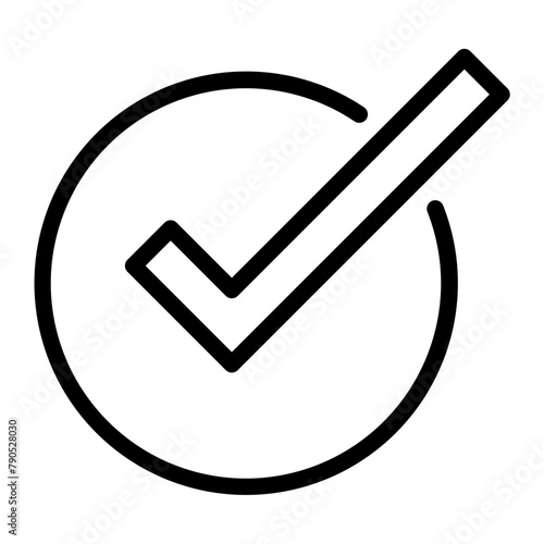 check box line icon