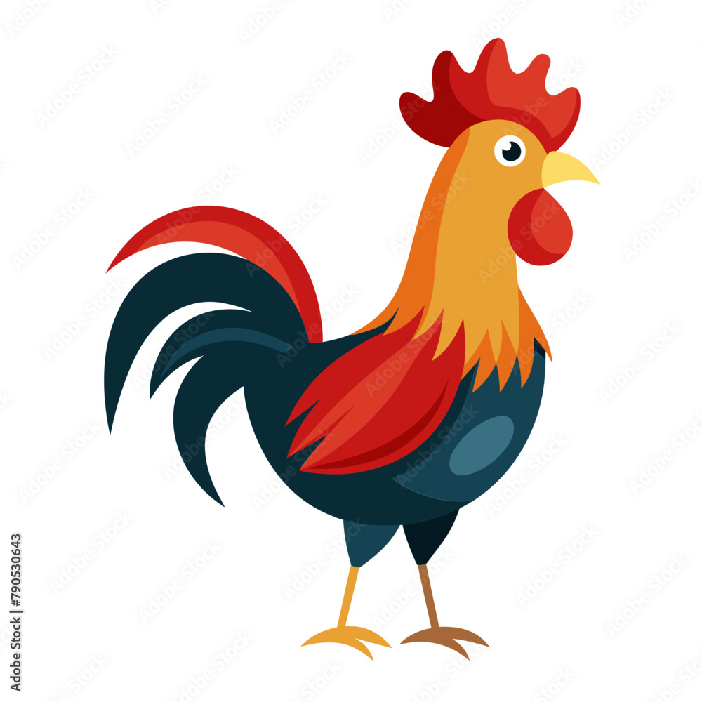 Rooster vector illustration