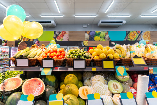 Supermarket or hypermarket is a popular destination for shopping a food and relaxing family.