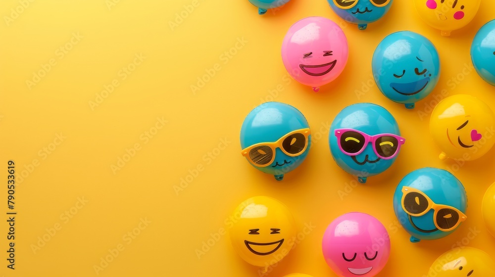 World emoji day 3d banner background. Emoji Celebration 3D Banner Background. World emoji day with a funny emojis. World smile day emojis. Mental health assessment, world mental health day concept. World emoji day 3d banner background. Emoji Celebration 3D Banner Background. World emoji day with a funny emojis. World smile day emojis. Mental health assessment, world mental health day concept.