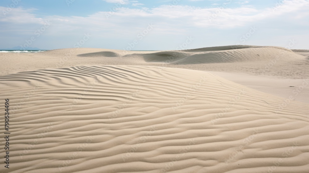 Vast desert, dry environment,The texture of sand varies depending on its composition 