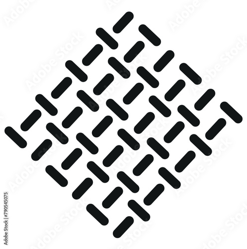 anti slip floor, mental texture. black icon on white background işaret ve nesneler