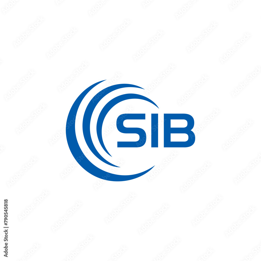 SIB logo. S I B design. White SIB letter. SIB, S I B letter logo design. Initial letter SIB linked circle uppercase monogram logo. S I B letter logo vector design. top logo, Most Recent, Featured,