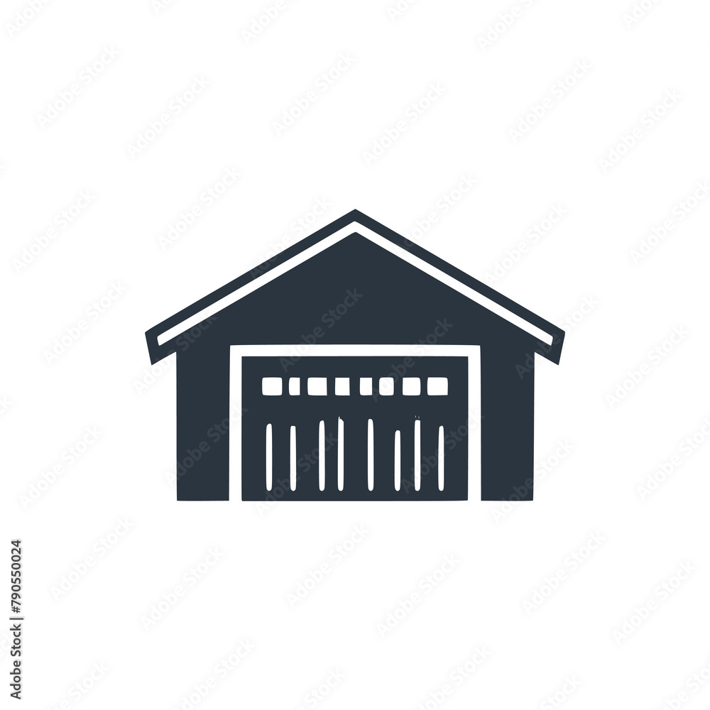 garage building workshop logo vector illustration template design garage building workshop logo vector illustration template design
