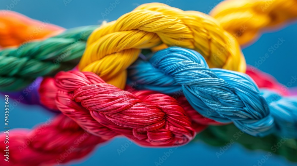 Team rope diverse strength connect partnership together teamwork unity communicate support. Strong diverse network rope team concept integrate braid color background cooperation empower power. Team rope diverse strength connect partnership together teamwork unity communicate support. Strong diverse network rope team concept integrate braid color background cooperation empower power.