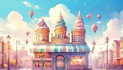 ice cream shop