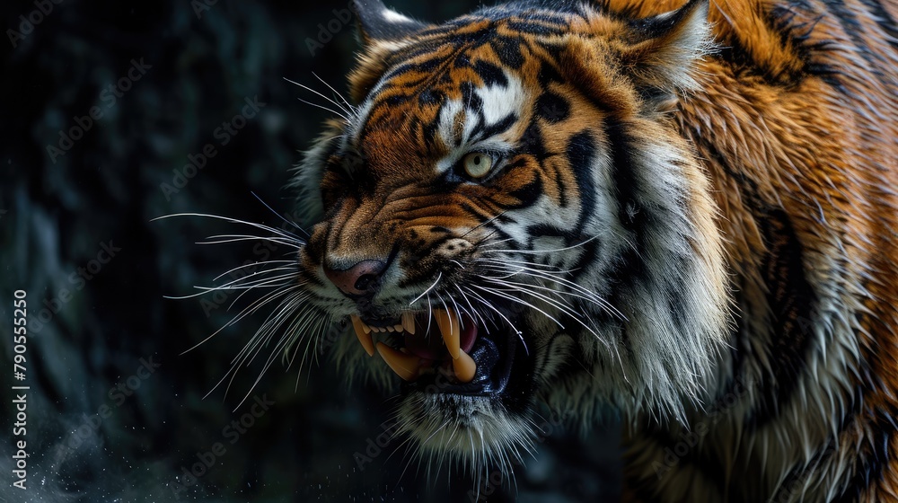 Obraz premium Fierce Tiger Close-Up