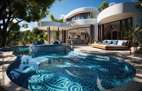 Tropical Luxury Villa with Pool © peacehunter