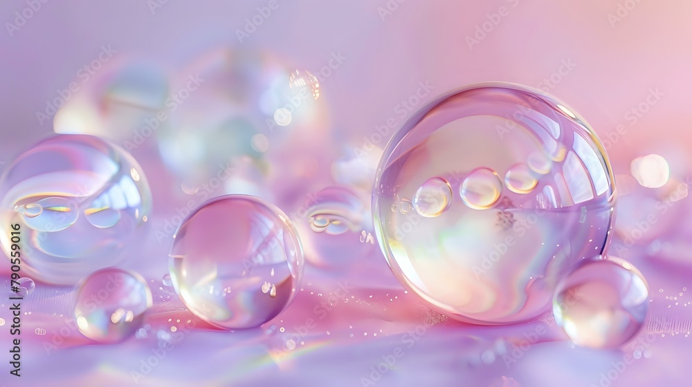 Pure and Serene: Delicate Orbs of Light and Color Pure and Serene: Delicate Orbs of Light and Color
