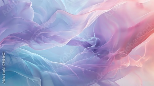 Tranquil Ethereal Grace in Abstract Fluidity © Maquette Pro
